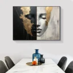Black White Painting Figurative - Image 7