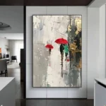 Gold Foil Landscape Painting - Image 4