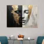 Black White Painting Figurative - Image 5