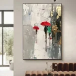 Gold Foil Landscape Painting