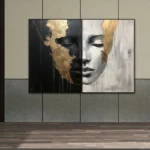 Black White Painting Figurative - Image 4