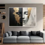 Black White Painting Figurative - Image 3