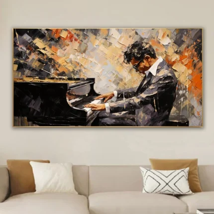 Musician Pianist Painting