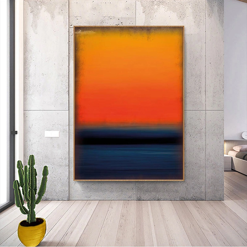 Mark Rothko Blue Black Orange