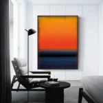 Mark Rothko Blue Black Orange - Image 3