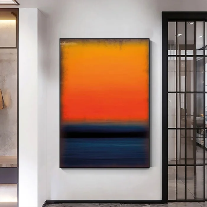 Mark Rothko Blue Black Orange - Image 2