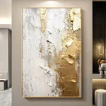 Gold Abstract Painting Art - Image 4